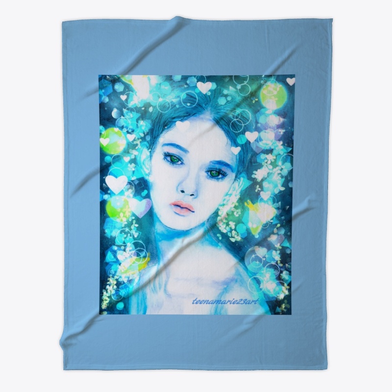 Lady in blue
