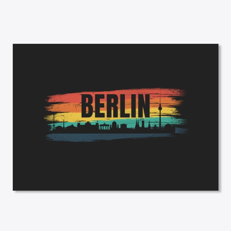 Berlin capital Germany Skyline