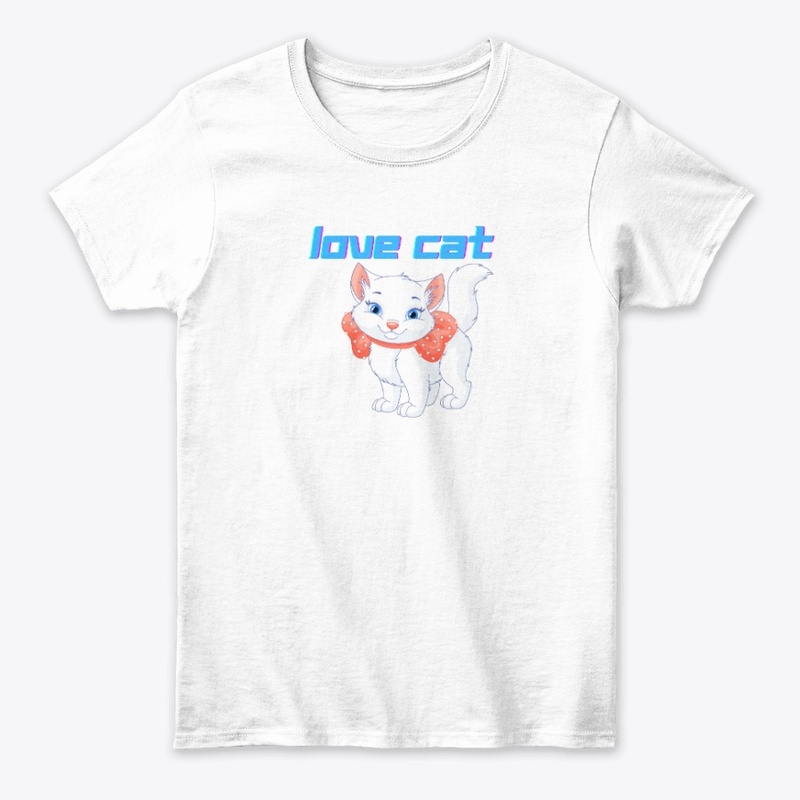 Love Cat T Shirt design 