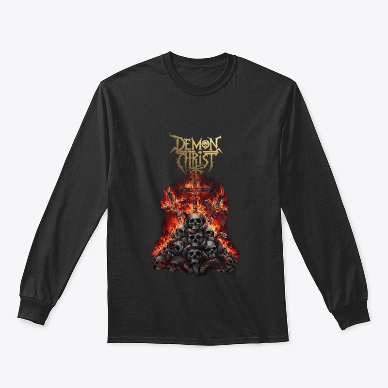 Demon Christ - Skulls On Fire Line