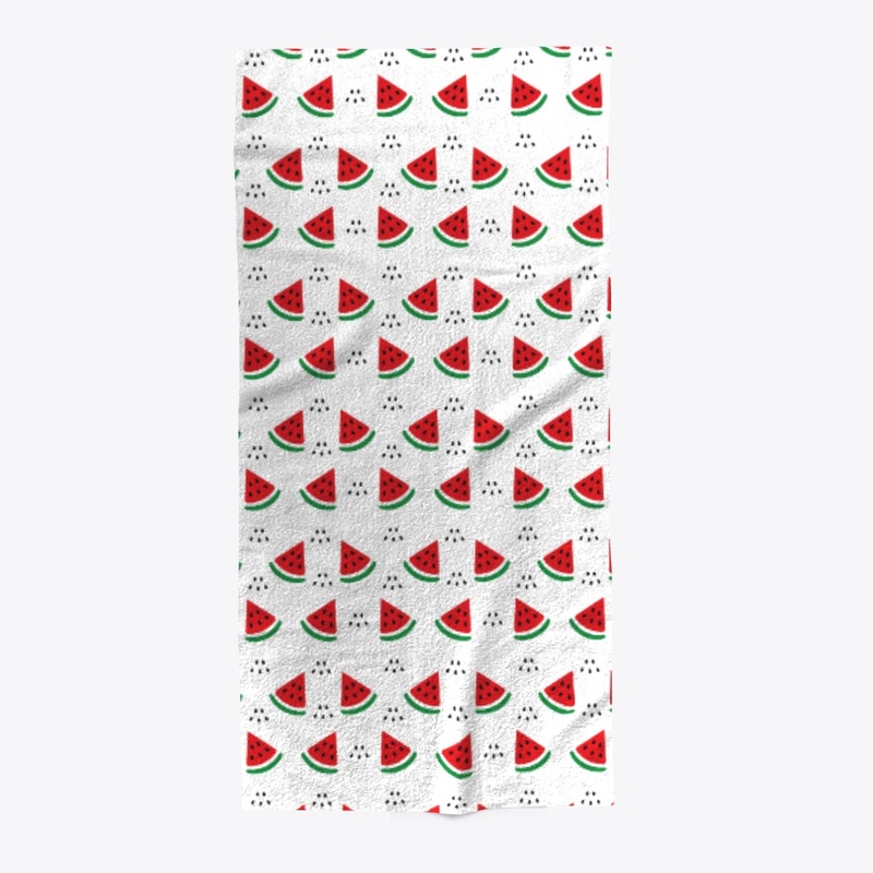  Water Melon Fruit Seamless Pattern