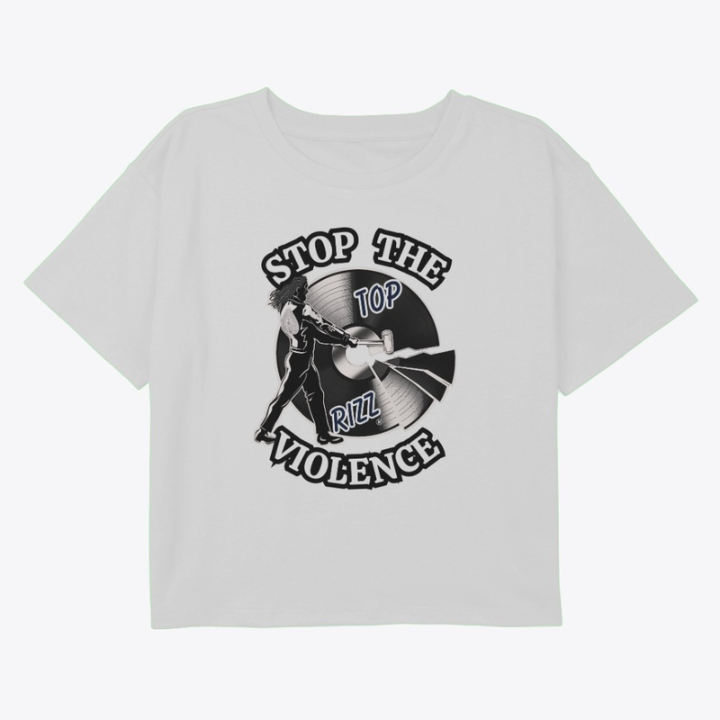 TOP RIZZ LOGO - STOP THE VIOLENCE