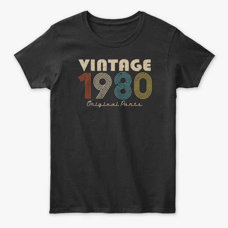 Vintage Original 1980 Birthday T-Shirts