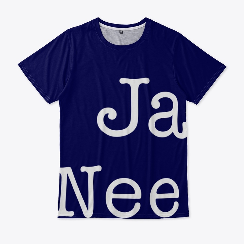 Ja Nee in white font