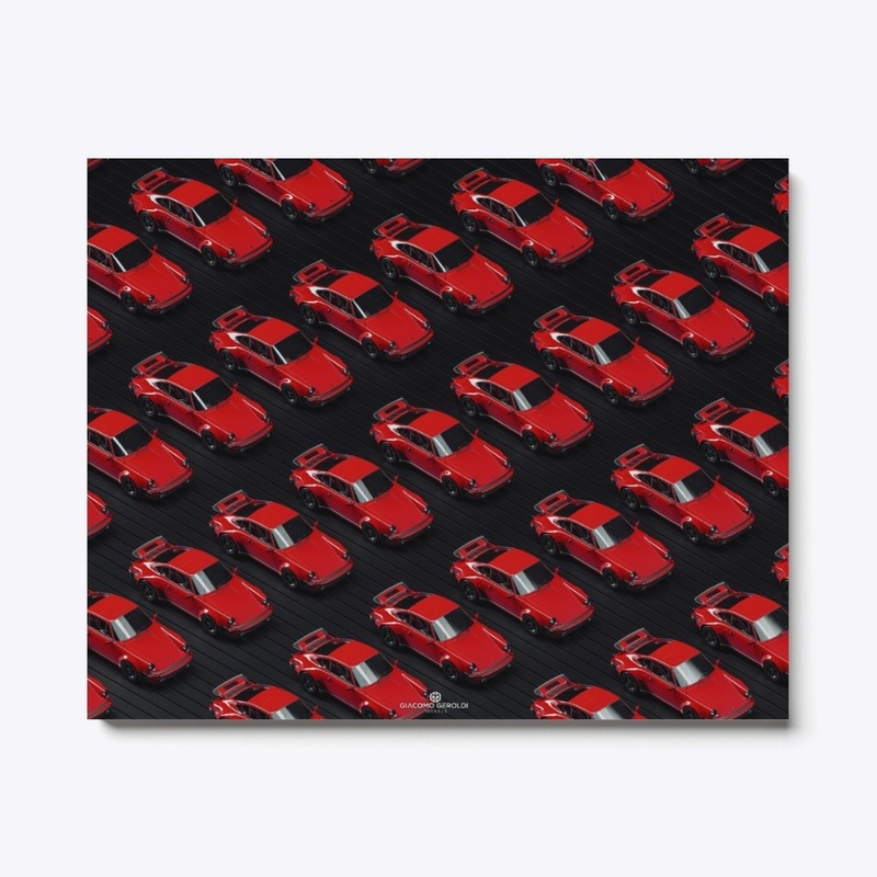 Pattern Cars Red