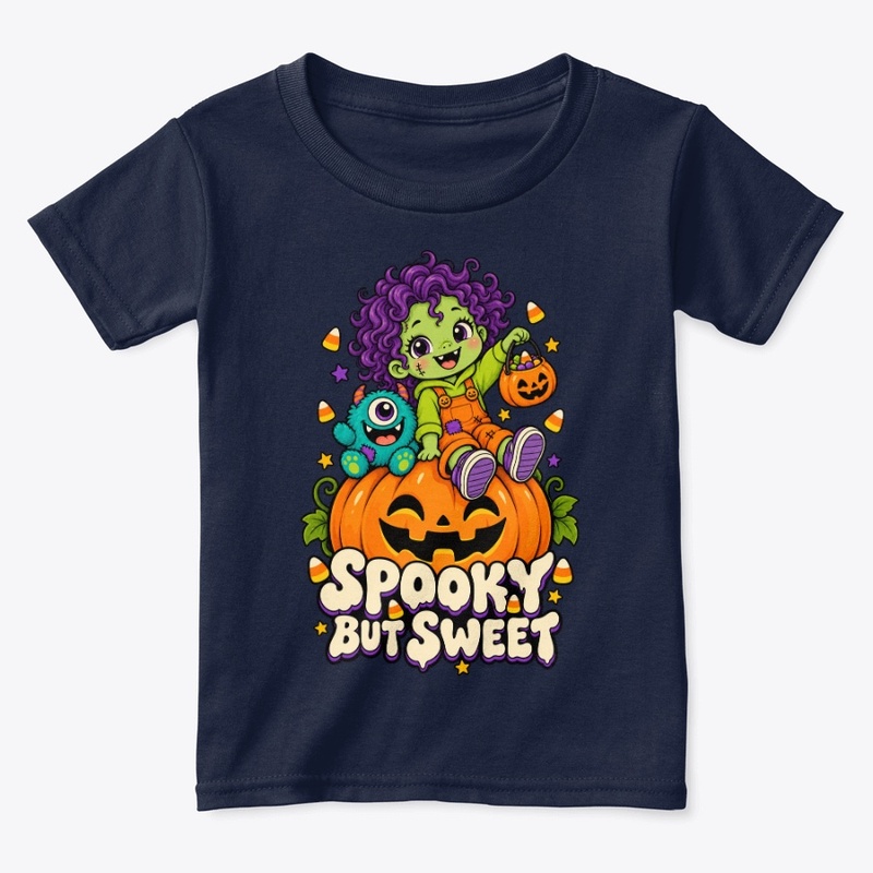 Spooky But Sweet Halloween Kids Shirt