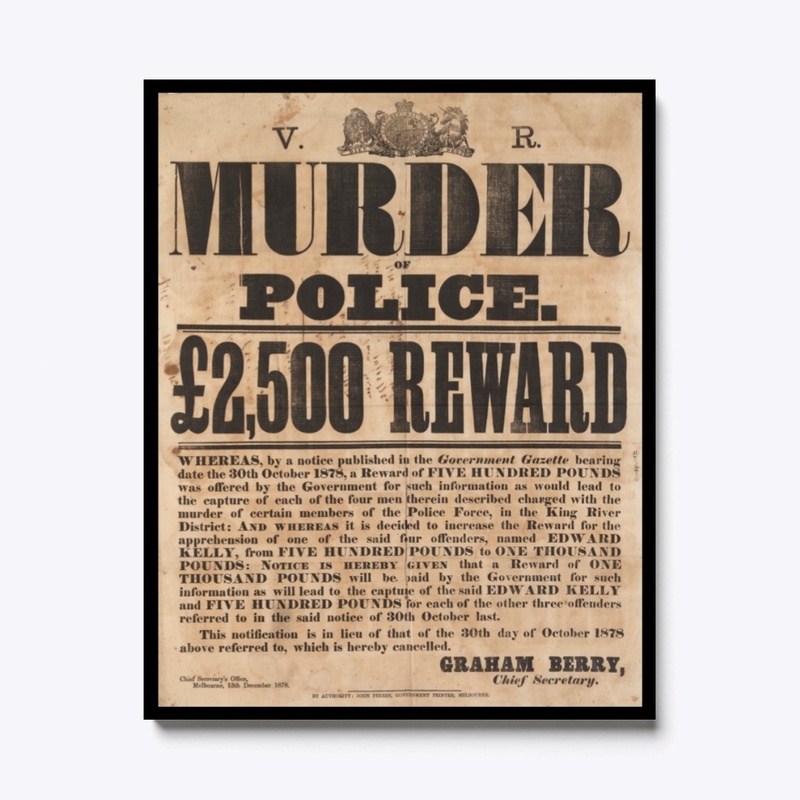 Ned Kelly Wanted Poster