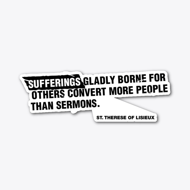 St. Therese  - Sufferings - Grunge