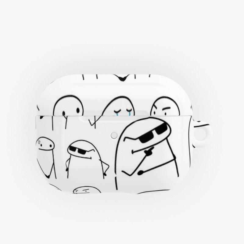Doodle Memes Airpods case