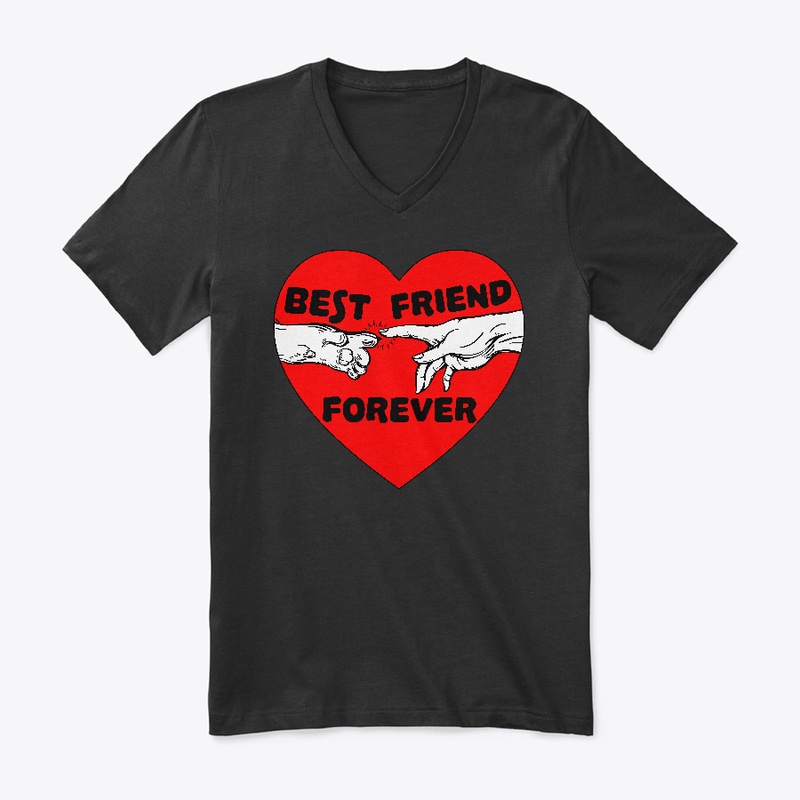 Best Friend Forever Red Heart