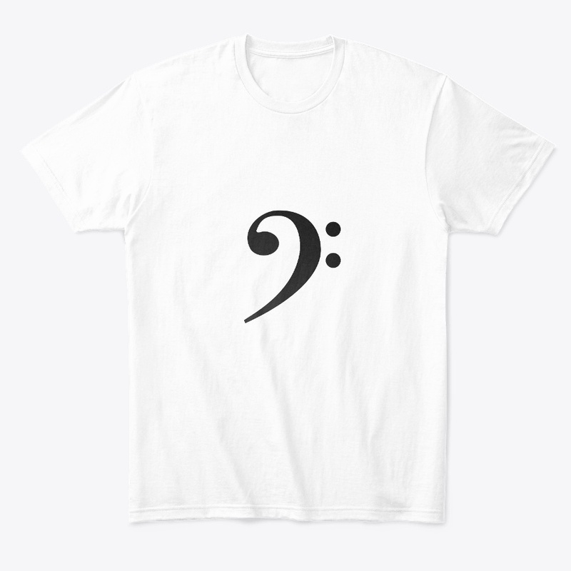 Bass Clef - Black on White