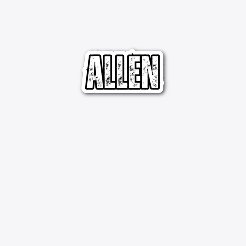 Personalized Name "Allen" Vintage Style