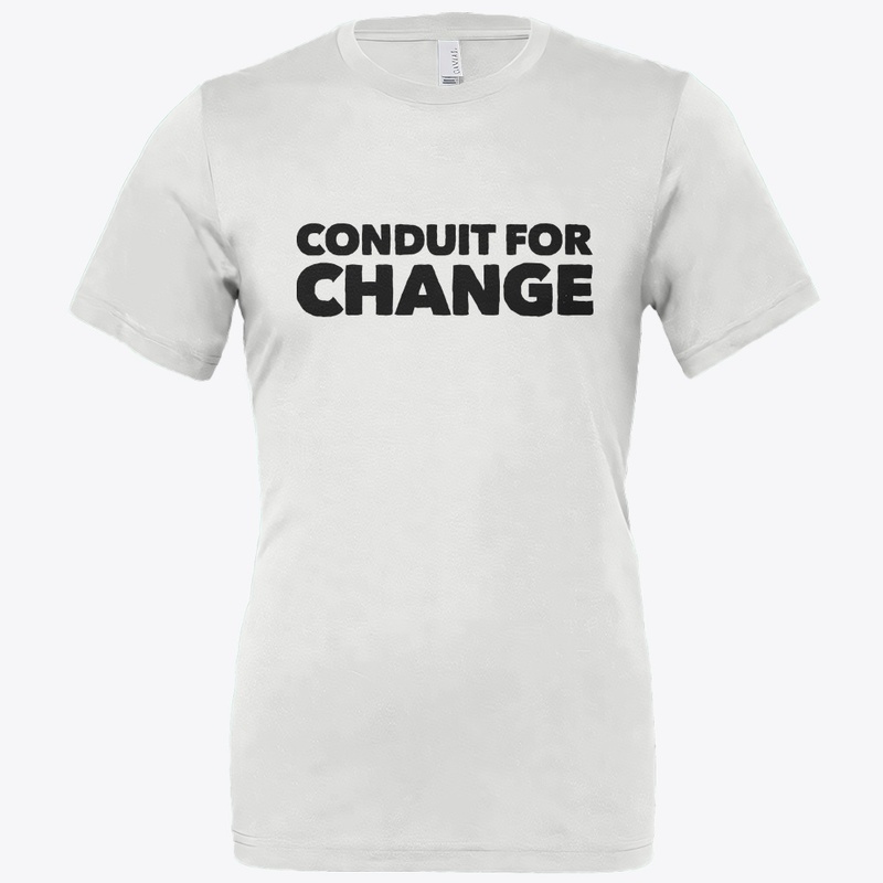 Conduit For Change - Black Lettering