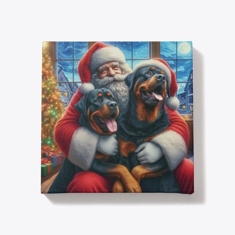 Rottweilers and Santa