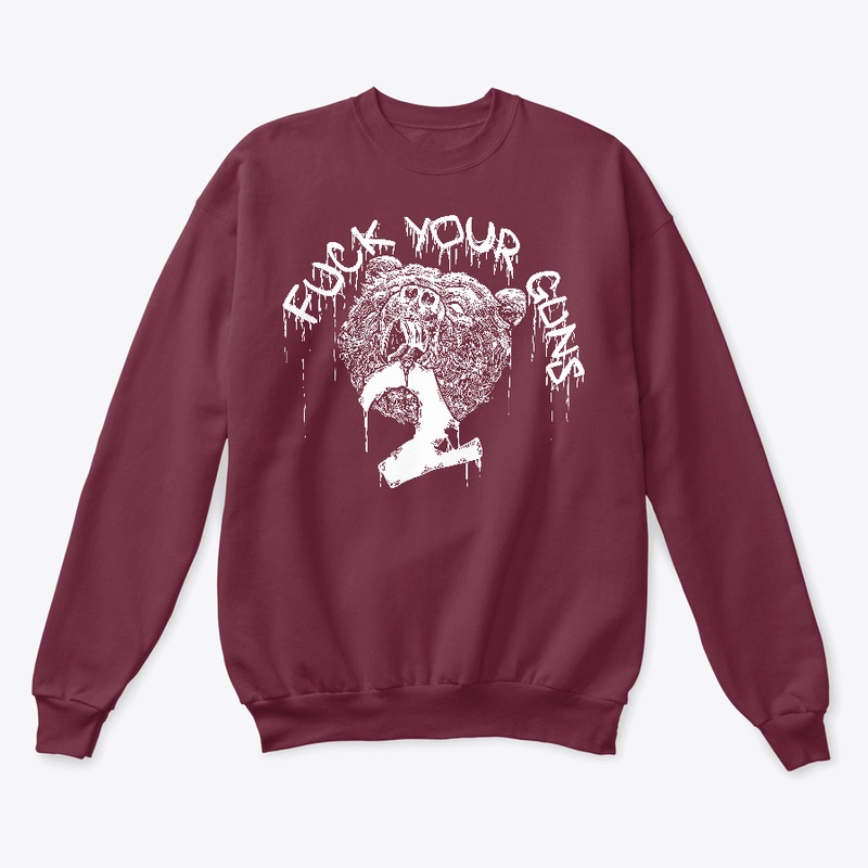 F Your Guns Punk Bear (White)