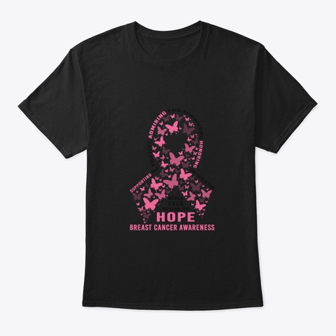 Supporting Fighter Survivors Honoring Ne Black T-Shirt Front