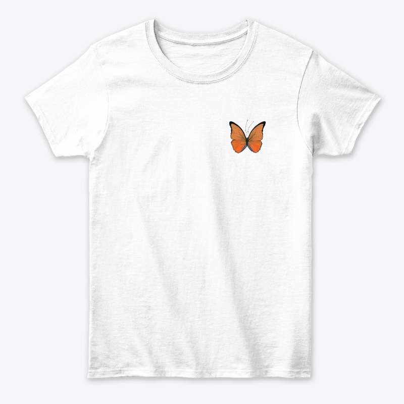 Orange butterfly T-Shirt 