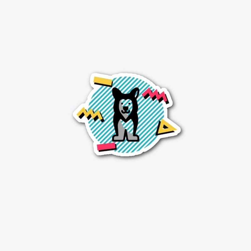 Husky 90's Dog Design