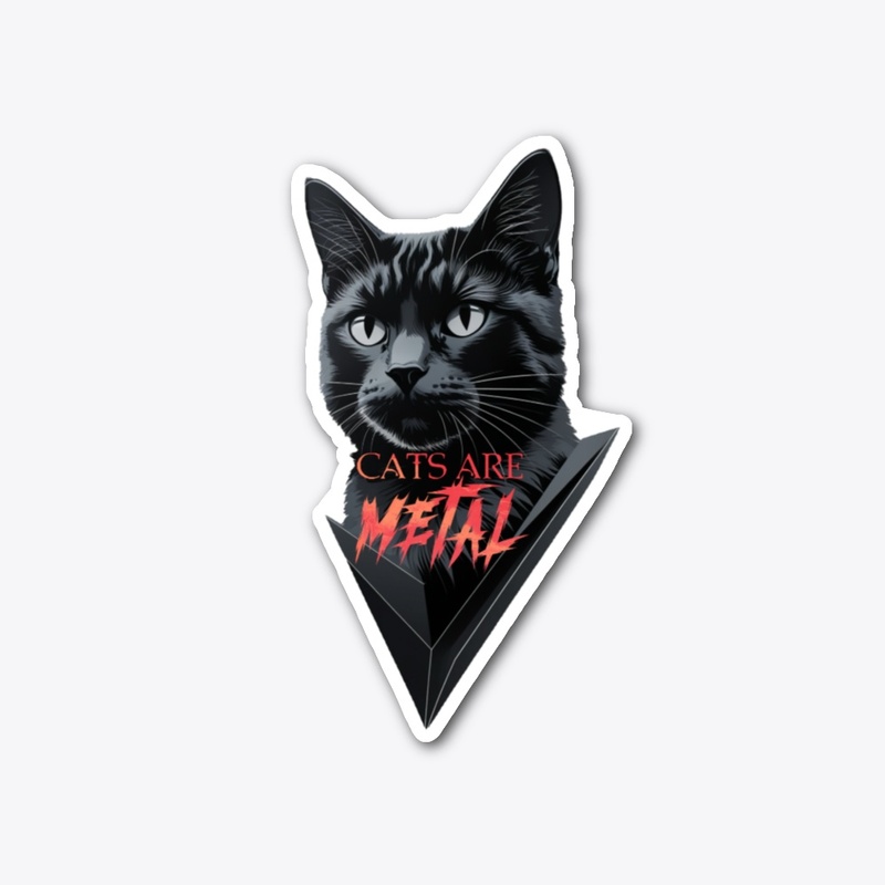Cats Are Metal Merch 