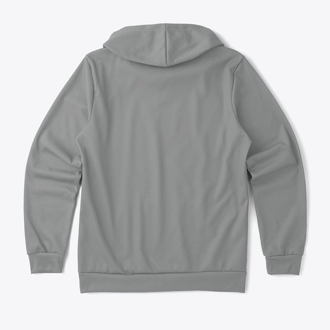 New Fools Hoodie Medium Grey T-Shirt Back