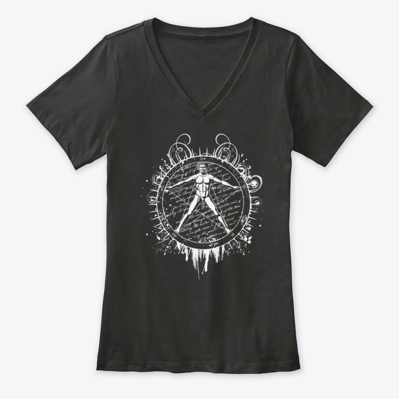 Agrippa Pentagram   Vitruvian Man (Flora