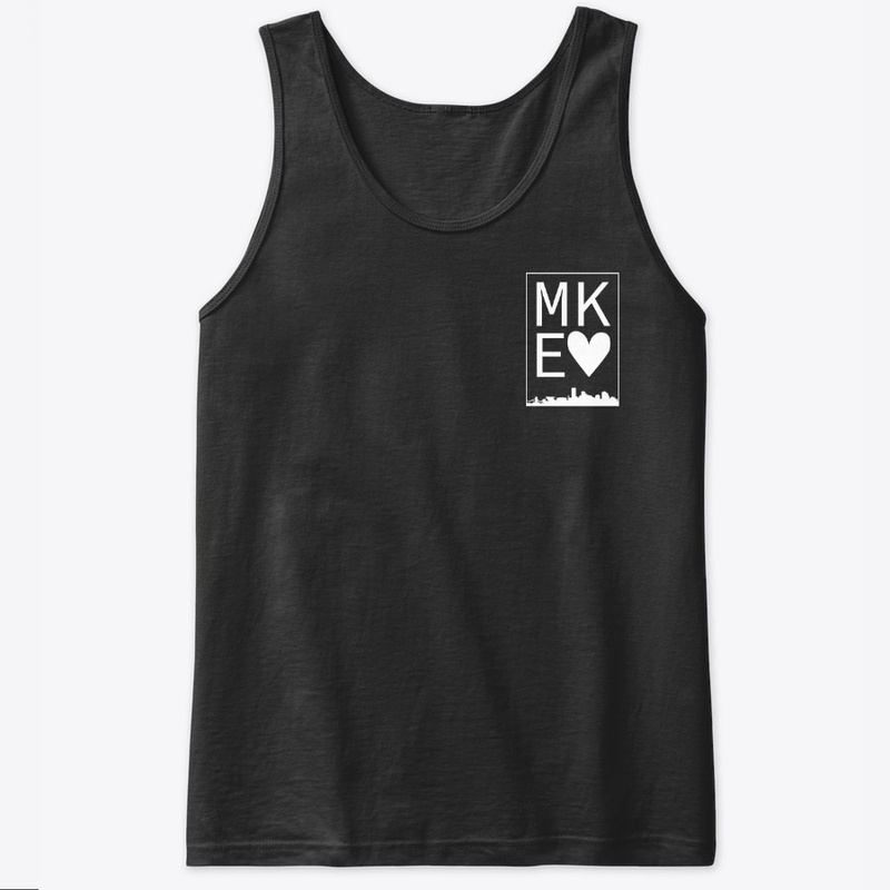 Heart MKE (pocket size - white)