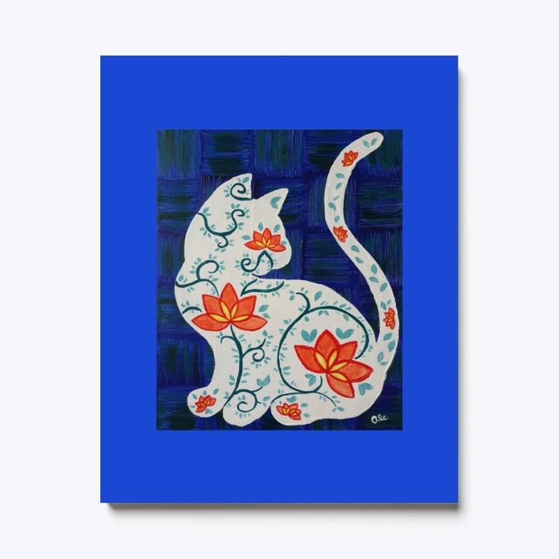Orange Lotus Kitty