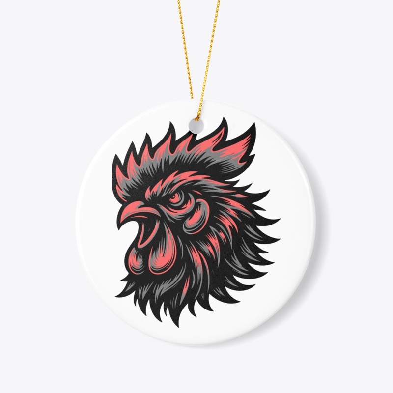 Powerful Chicken Head Graphic