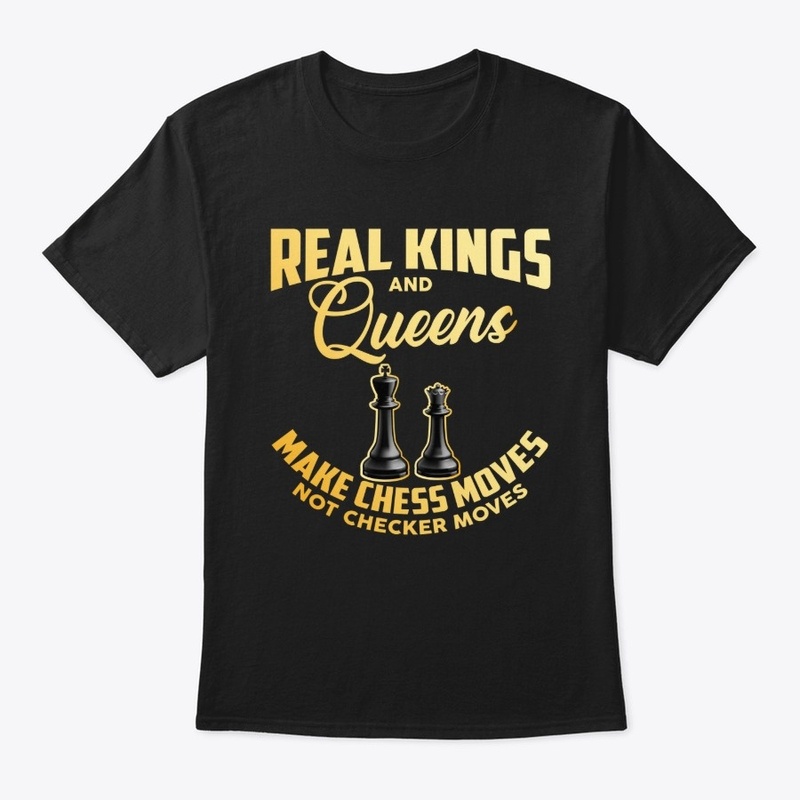 REAL KINGS AND QUEENS MAKE CHESS MOVES