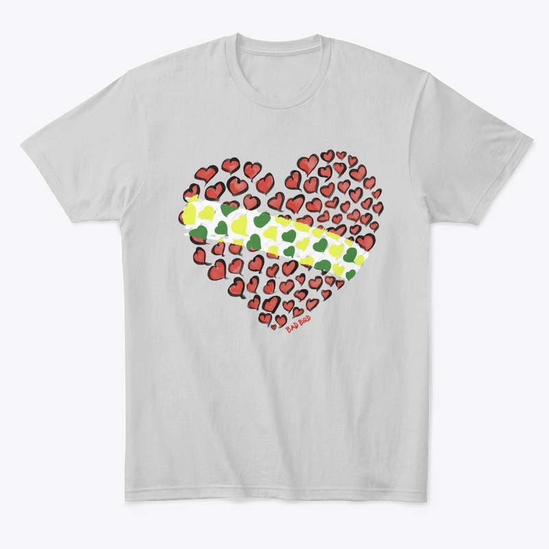 Unisex T-Shirt Brazilian Hearts