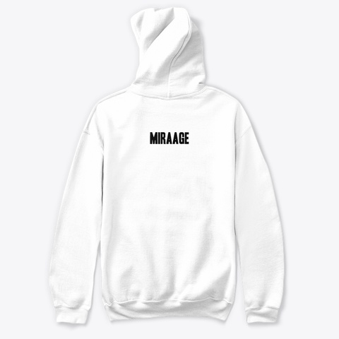 Miraage Wave  White T-Shirt Back