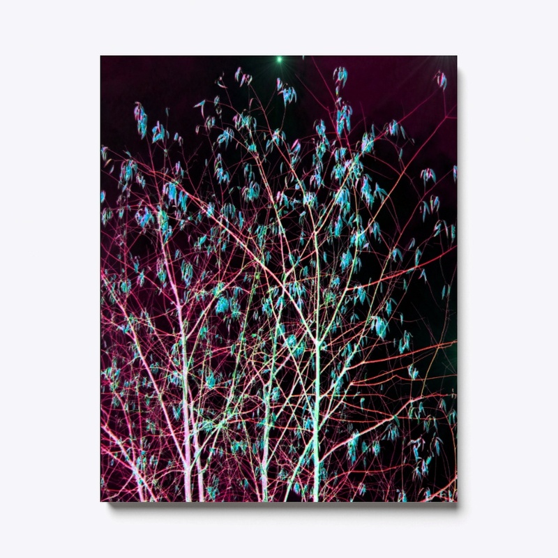 Blue leaves