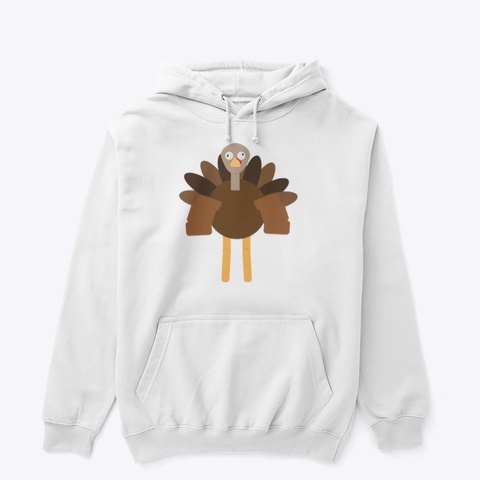 Odd Turkey White T-Shirt Front