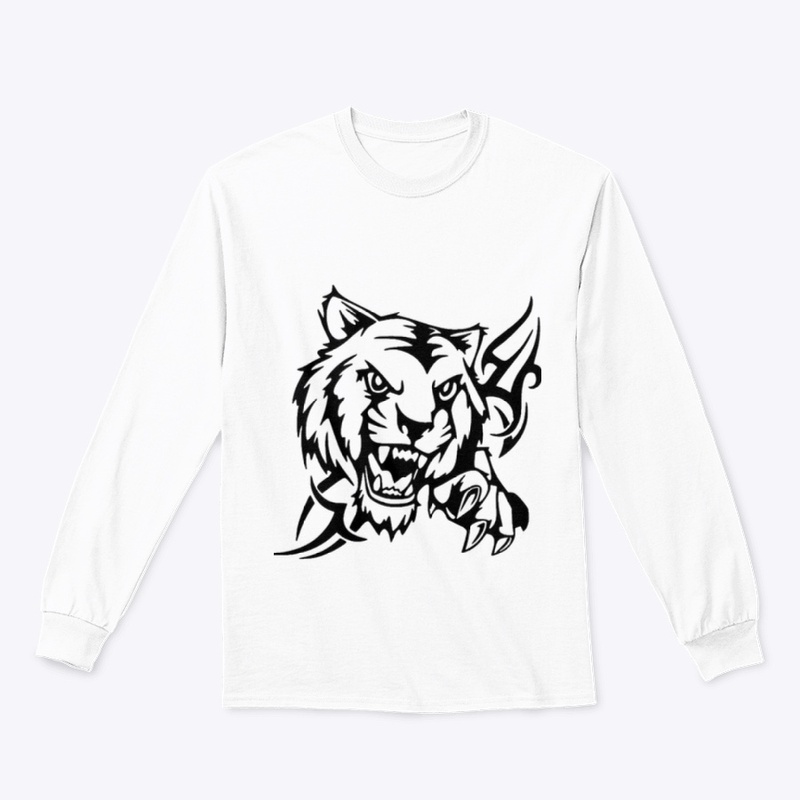 A ferocious tiger