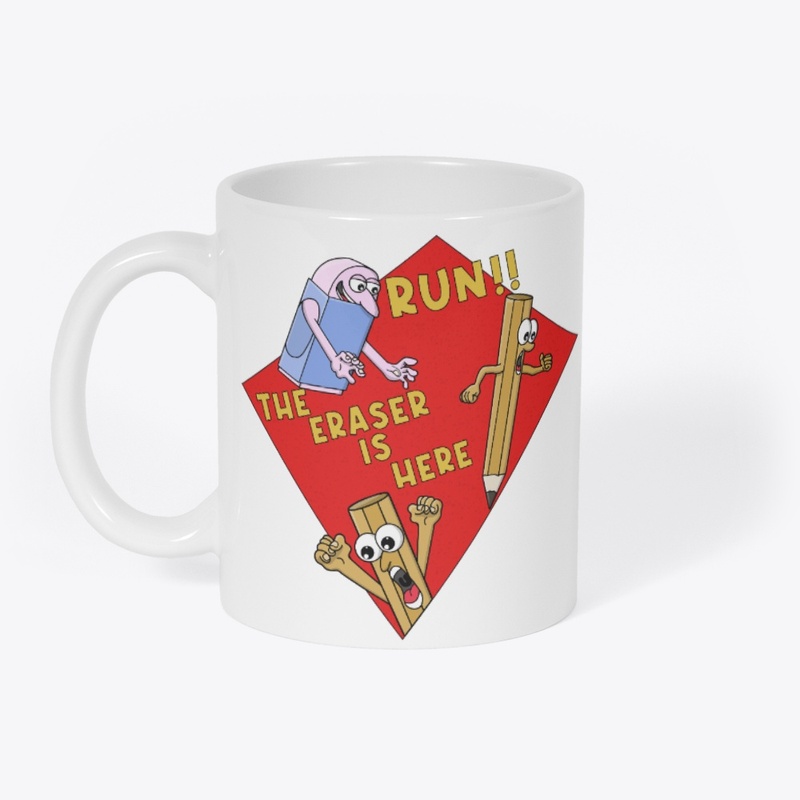 Run The Eraser Is Here Funny School