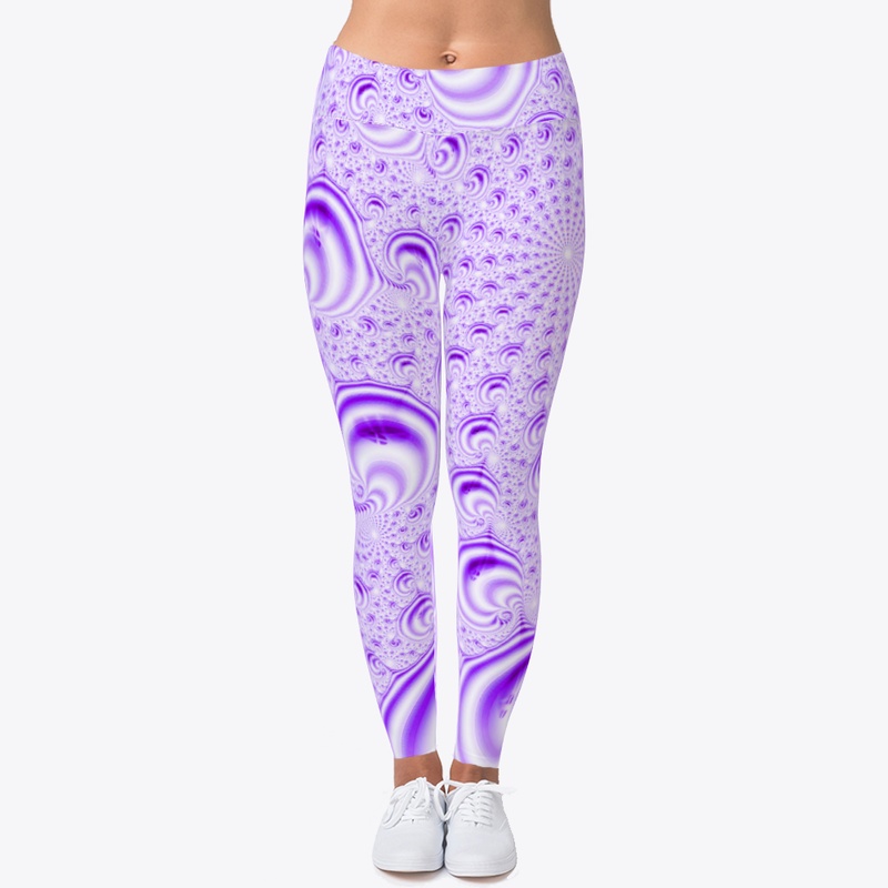 Lavender Fractal Leggings
