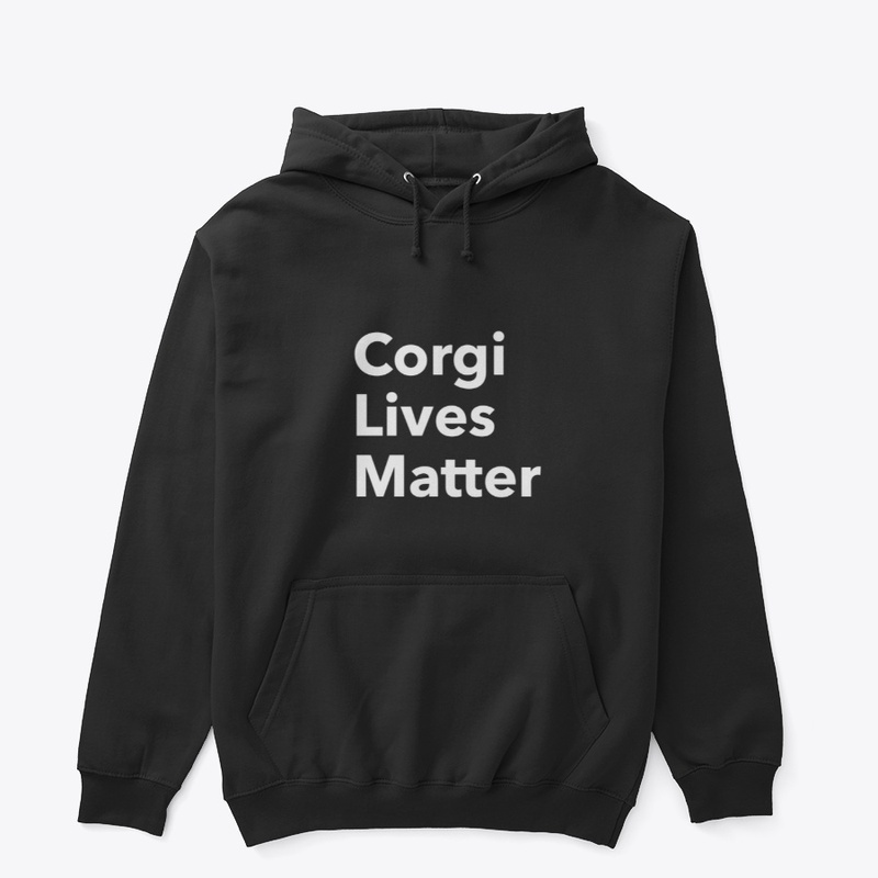 Corgi Lives Matter black