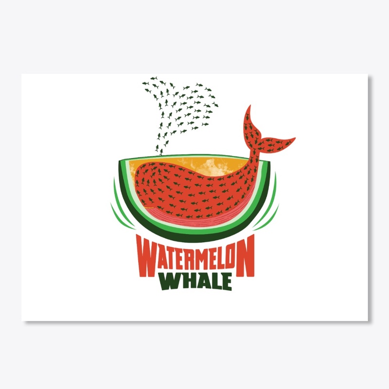 Watermelon whale