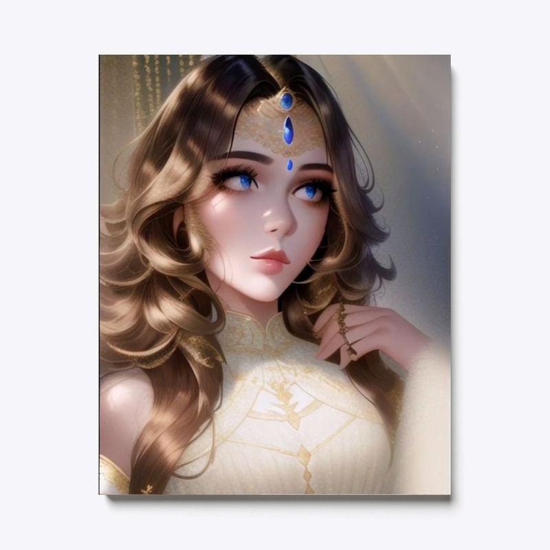 Anime Manga Themed Saphire Queen