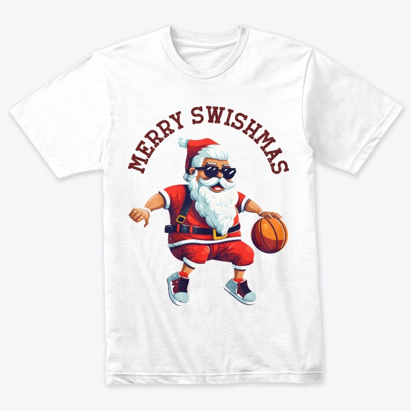 Merry Swishmas Santa Basketball