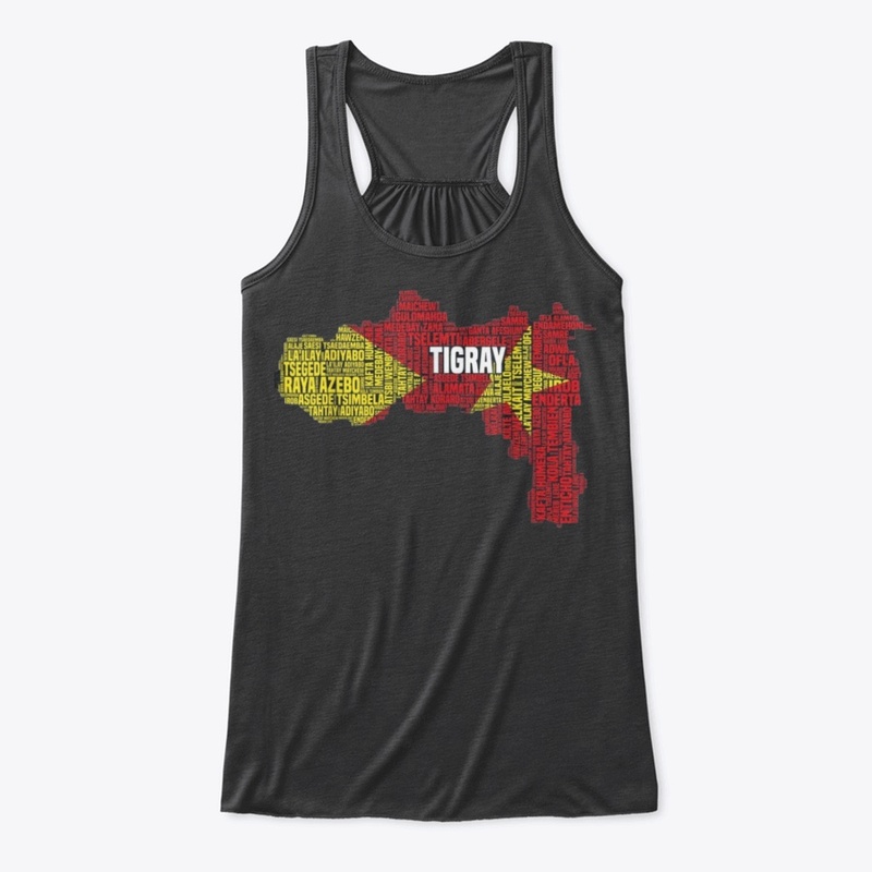 Tigray country map flag and names