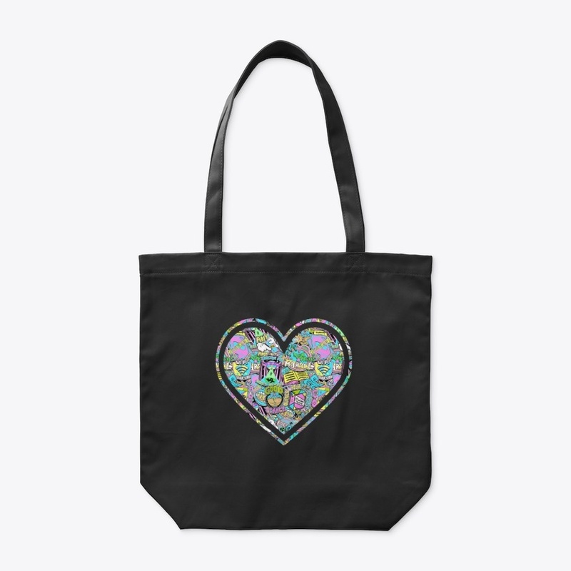 Anniversary Print Tote (Black)