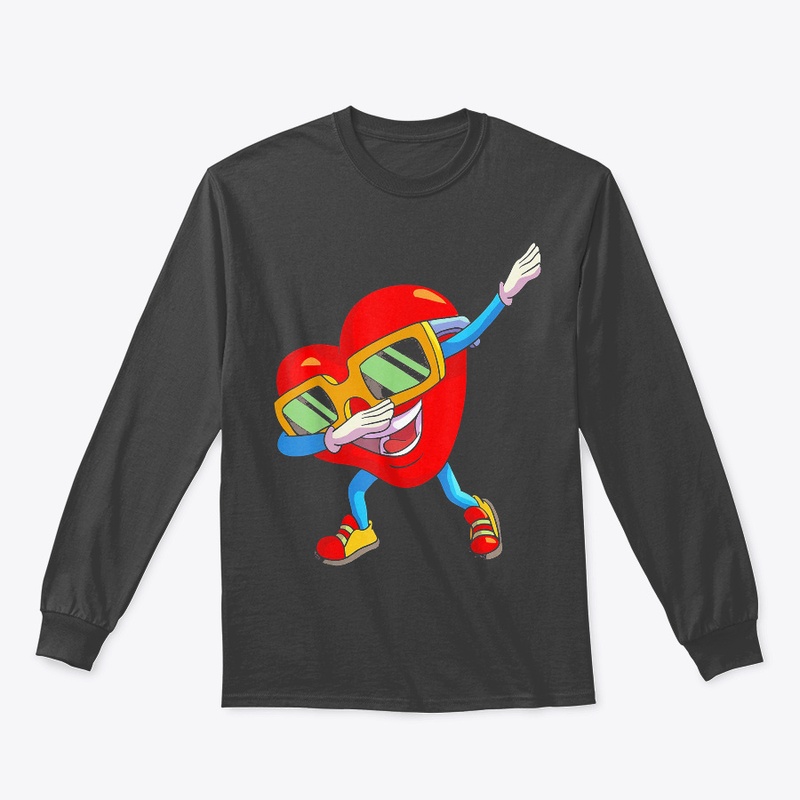 Valentines Day Dabbing Heart