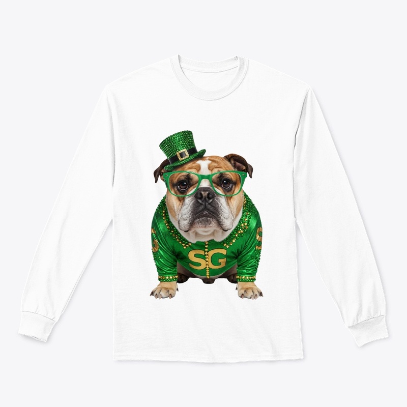 Funny St. Patrick's Bulldog