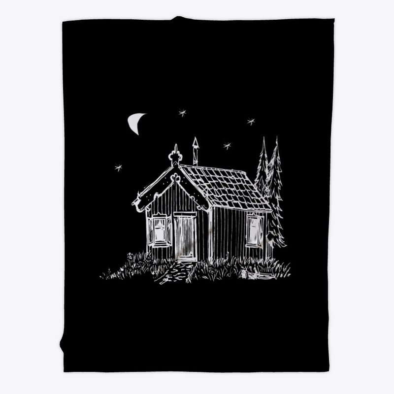 Cabin At Night