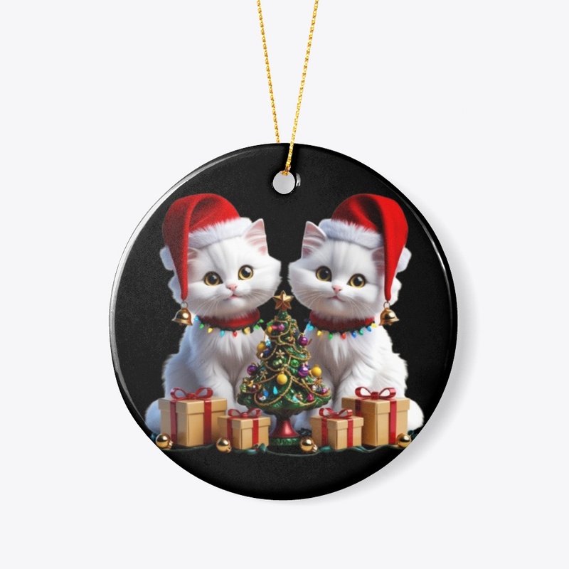 Christmas T-shirt cat