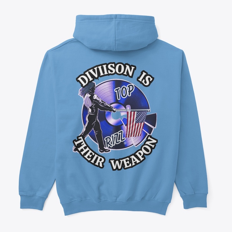 TOP RIZZ LOGO - DIVISION IS THEIR WEAPON