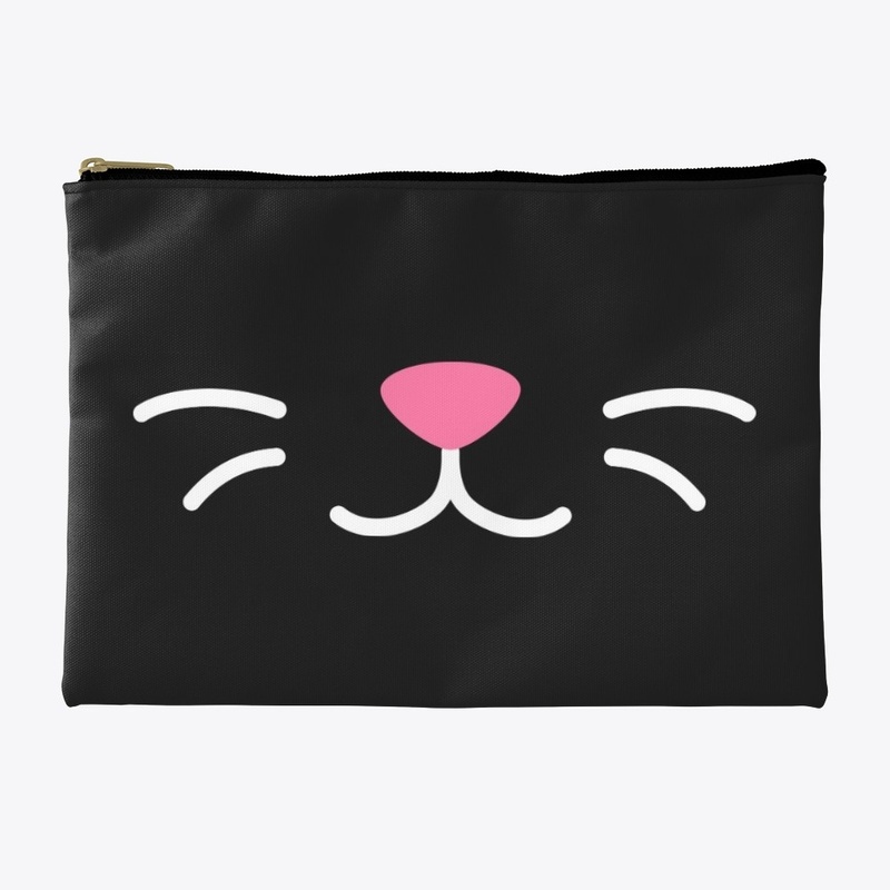 Cat lips face white