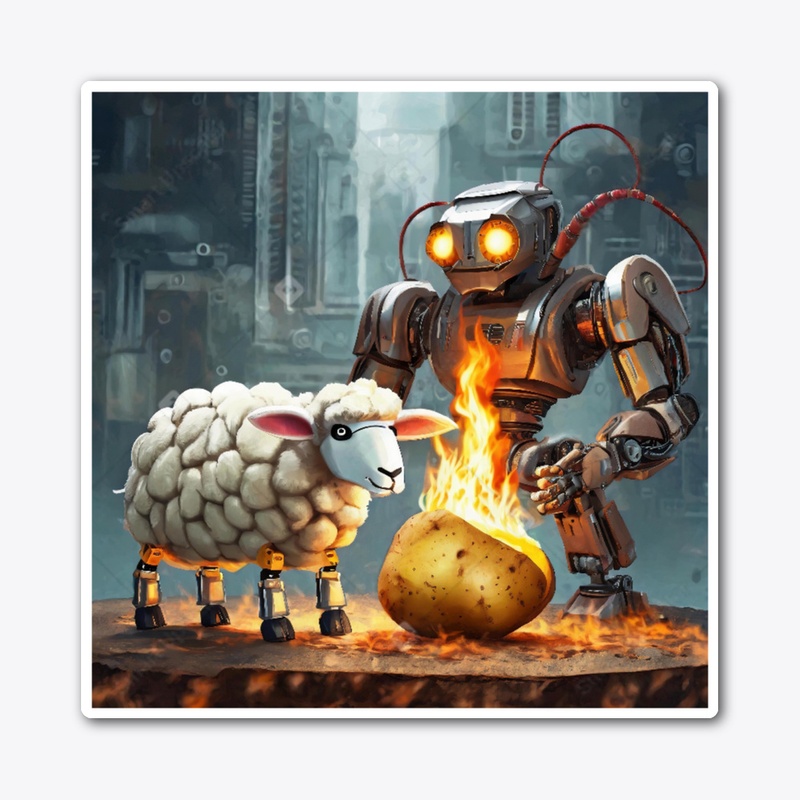 Sheep robot Jacket potato