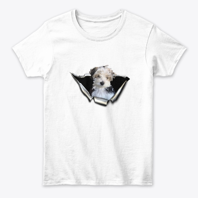 morkie 3D Car sticker